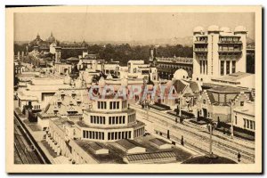 Old Postcard Paris Expostition decorative arts panoramic view to the Alexandr...