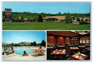 Annapolis Maryland MD Postcard Colony Motor Inn Multiview Downtown c1960 Vintage