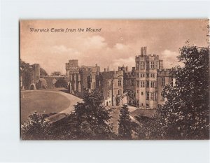 Postcard Warwick Castle from the Mound Warwick England