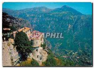 Modern Postcard Gourdon Alpes Maritimes Le Vieux Chateau and the Loup Valley