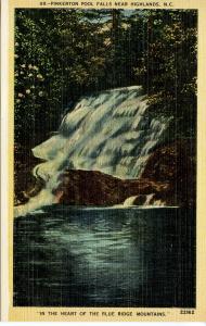 US    PC595    PINKERTON FALLS IN THE BLUE RIDGE MOUNTAINS