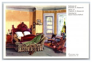 Lot of 5 Home Of Franklin D Roosevelt Home Paintings Hyde Park NY Postcards P23