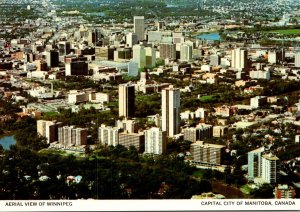 Canada Winnipeg Aerial View