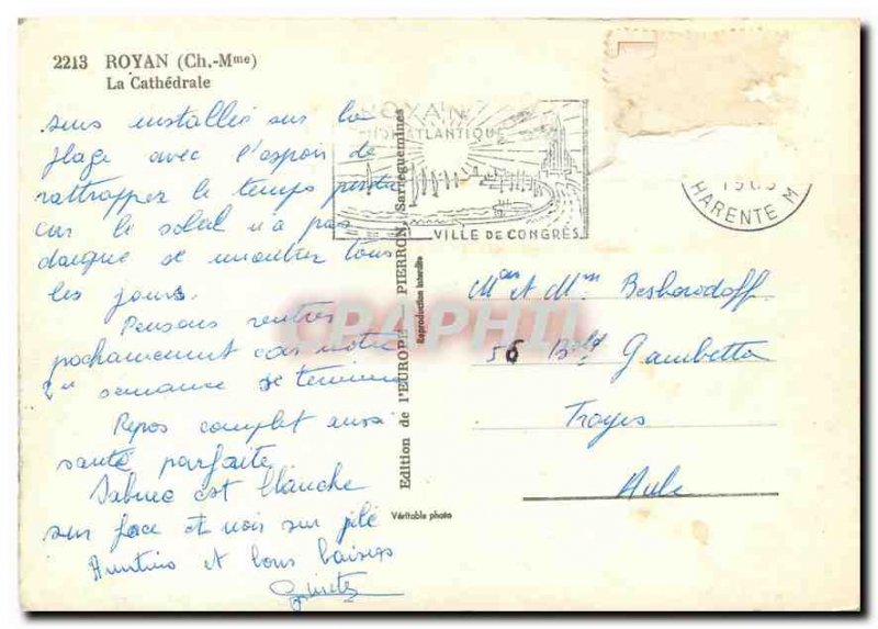 Modern Postcard Royan (Ms. Ch) The Cathedral