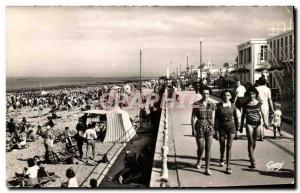 Postcard Modern Luc Sur Mer Beach and La Digue