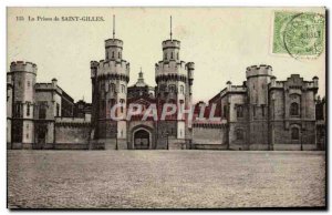 Old Postcard The Prison of Saint Gilles