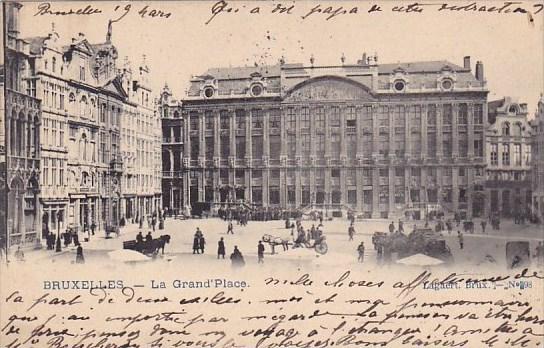 Belgium Brussells Bruxelles Market La Grand Place