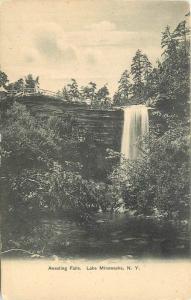 American News Awasting Falls C-1905 Lake Minewaska New York undivided 9082