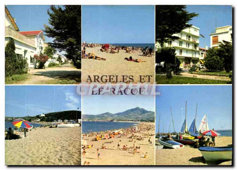 Modern Postcard Argeles and Bacou Pyr Or views on the Vermilion coast and its...