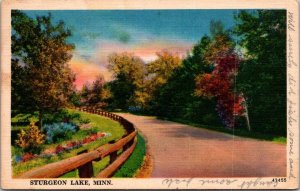 Scenic View, Sturgeon Lake MN c1954 Vintage Postcard U78