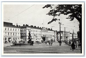 Finland Postcard Helsinki Helsingfors Town Hall c1950's Unposted Antique