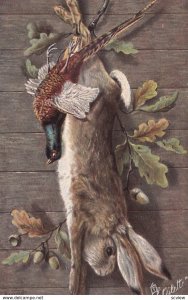 TUCK # 9350 ; STILL LIFE, Hare & Pheasant, 1900-10s