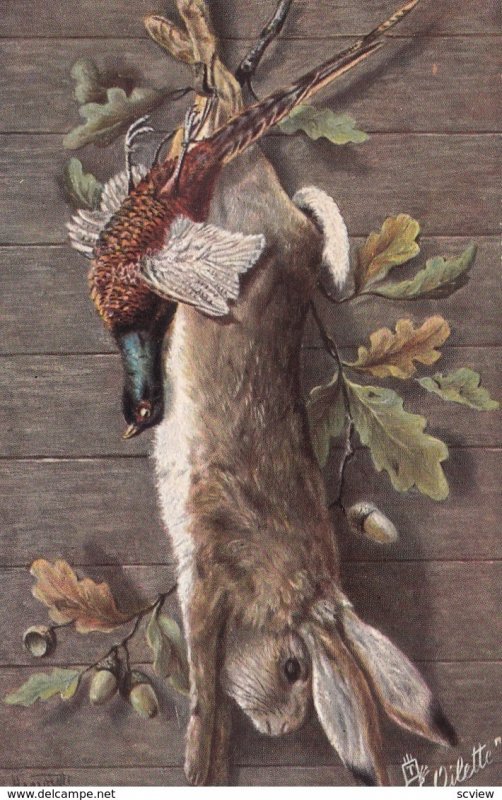 TUCK # 9350 ; STILL LIFE, Hare & Pheasant, 1900-10s