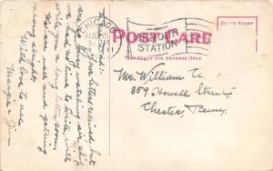 Chicago Illinois~Deerborn Street Depot~Tall Clock Tower~1911 Postcard