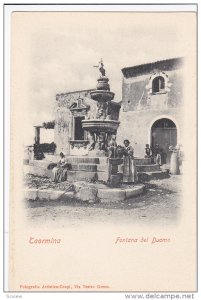 TAORMINA , Messina , Sicilia ,  Italy , 1890s ; Fontana del Duomo