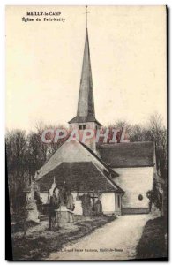 Old Postcard Mailly The Church Camp small mailly