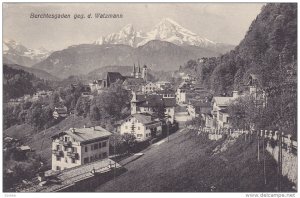 BERCHTESGADEN, Bavaria, Germany; Geg. D. Watzmann, 00-10s