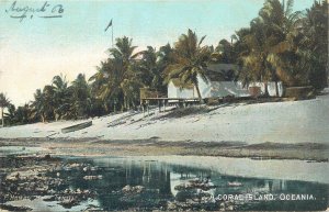 Oceania Tahiti a coral island 1906 postcard 