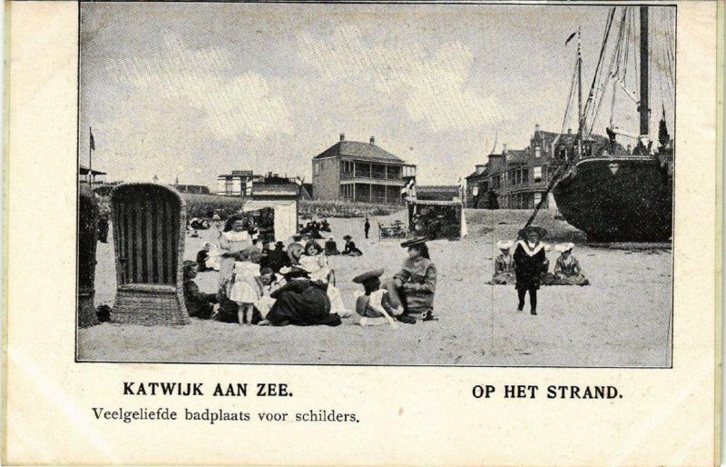 KATWIJK AAN ZEE op het Strand Veelgeliefde badplaats NETHERLANDS (603471)