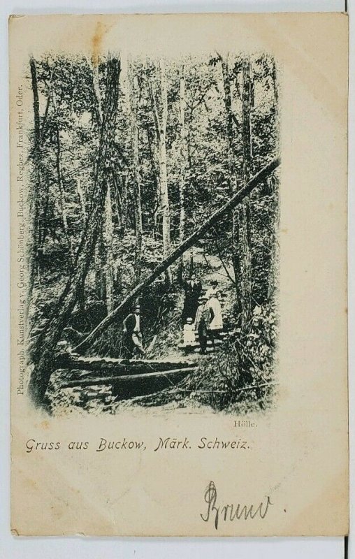 Germany Gruss aus Buckow Märkischen Schweiz Holle 1899 Postcard L1