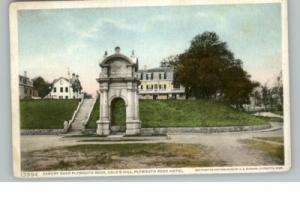 Plymouth MA Hotel c1910 Postcard