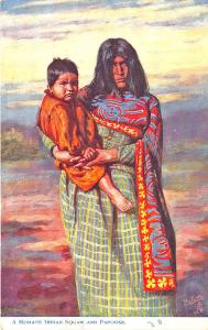 Raphael Tuck Native Arizonians U.S.A.  Mohave Indian Squaw Papoose Postcard