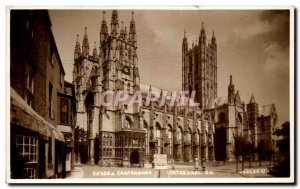 Old Postcard Canterbury Cathedral