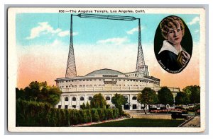 Postcard CA The Angelus Temple Los Angeles California 