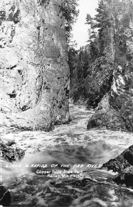 Gorge & Rapids Of The Bad River Copper Falls State Park, Real Photo - Mellen,...