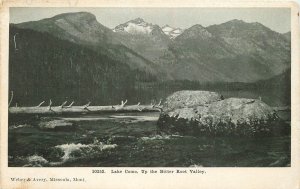 Postcard Montana Lake Como Bitter Root Valley Weber Avery #10352 23-3297