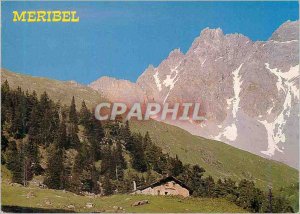 Postcard Modern Mottaret Meribel (Savoy) France Le Vieux Chalet