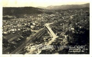 Real Photo - By Pass Bridge in Cumberland, Maryland