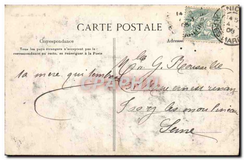 Old Postcard Nice Carnival 1906