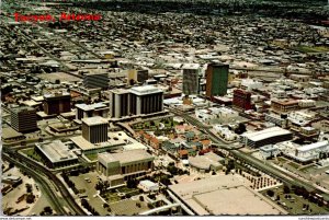 Arizona Tucson Downtown Aerial View With La Placita Plaza and New Civic Center