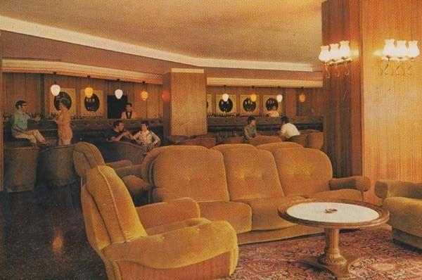 Lounge Bar Drinking Area Food Hotel Palma Mallorca Spain Postcard