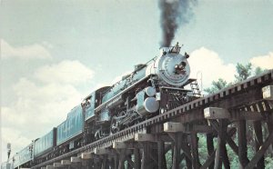 Southern Locomotive #4501 Suwannee River Bridge, Fargo, Georgia Train Postcard