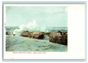 C.1900-05 Scene Along Cliff Drive, Santa Cruz, Cal Arch CA P168