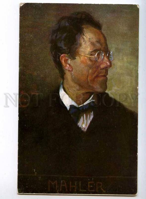 244148 Gustav MAHLER Austrian COMPOSER by EICHHORN Vintage PC