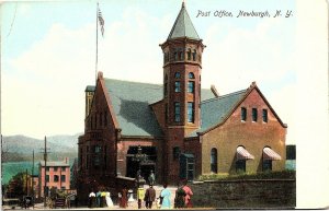 Postcard NY Newburgh Post Office - UDB - UNPOSTED - C. 1905 A3