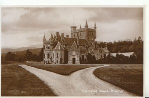 Scotland Postcard - Invercauld House - Braemar - Aberdeen - Real Photo - 19987A