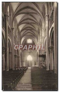 Old Postcard Lausanne The Cathedral Interior seen from the choir