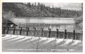 Paradise, California, Little Butte Creek Dam, Vintage Postcard AA355-23