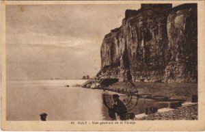 CPA AULT vue generale de la Falaise (50554)