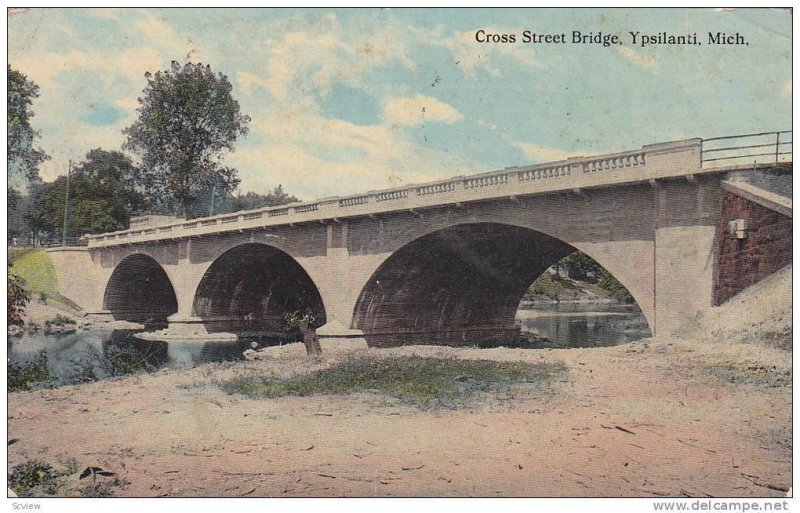 Cross Street Bridge, Ypsilanti, Michigan, PU-1912