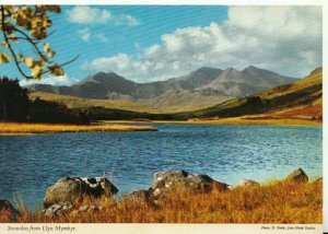 Wales Postcard - Snowdon from Llyn Mymbyr - Caernarvonshire - Ref TZ9380