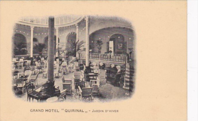 Italy Rome Roma Grand Hotel Quirinal Jardin d'Hiver