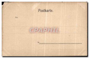 Old Postcard Angel and Mary