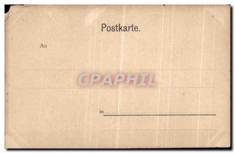 Old Postcard Angel and Mary