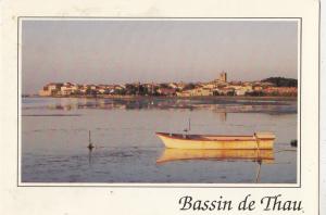 BF22207 meze herault le bassin de thau au lever du sole france  front/back image