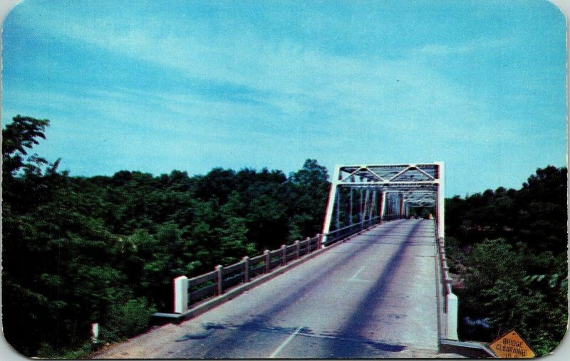 Clarks River Bridge Paducah KY Kentucky Postcard Dexter VTG UNP Vintage Unused  